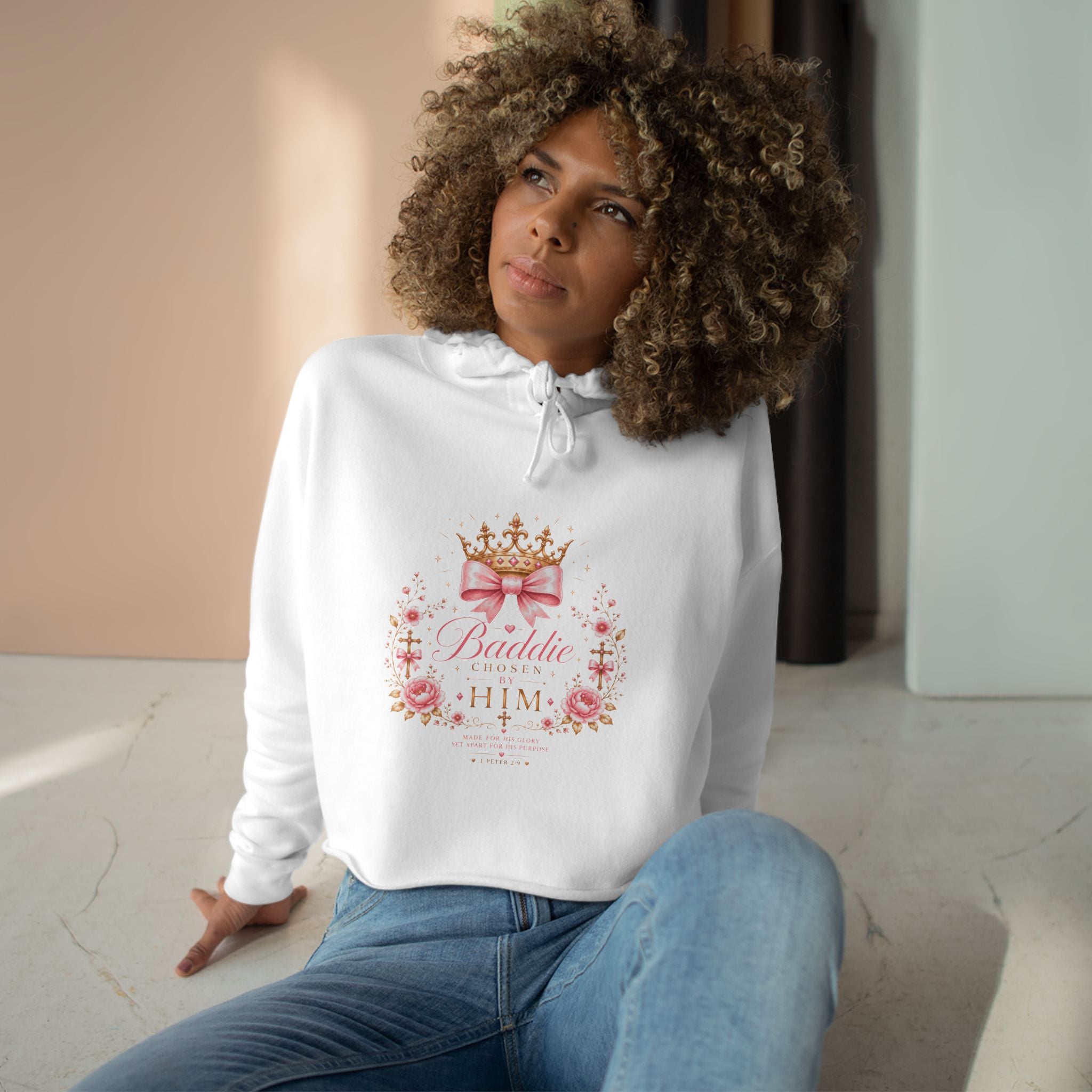 Baddie From Christ Croptop Sweashirt