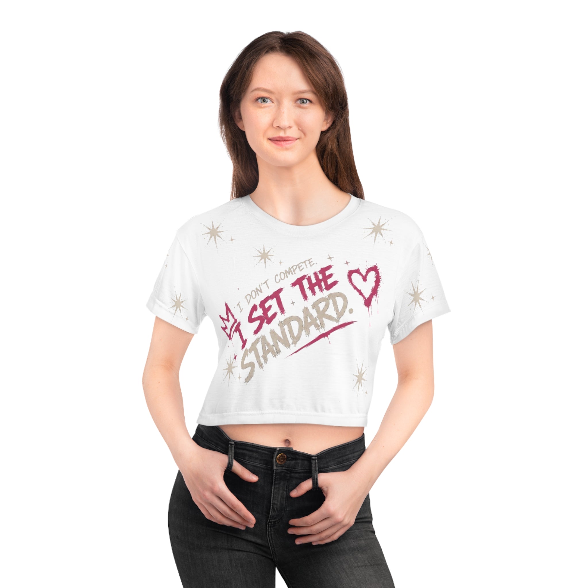 Unapologetically Me Crop Tee