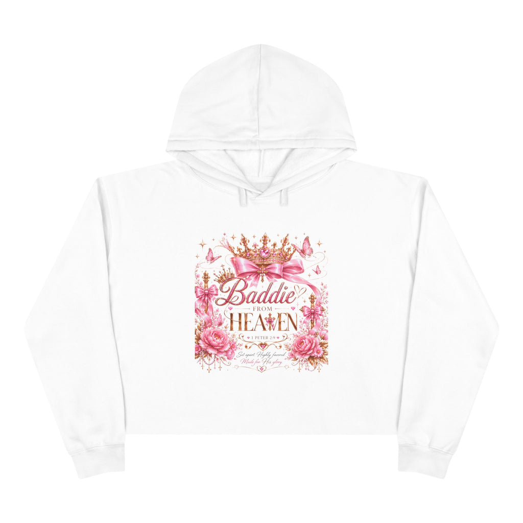 Baddie From Christ Cropped Sweatshirt