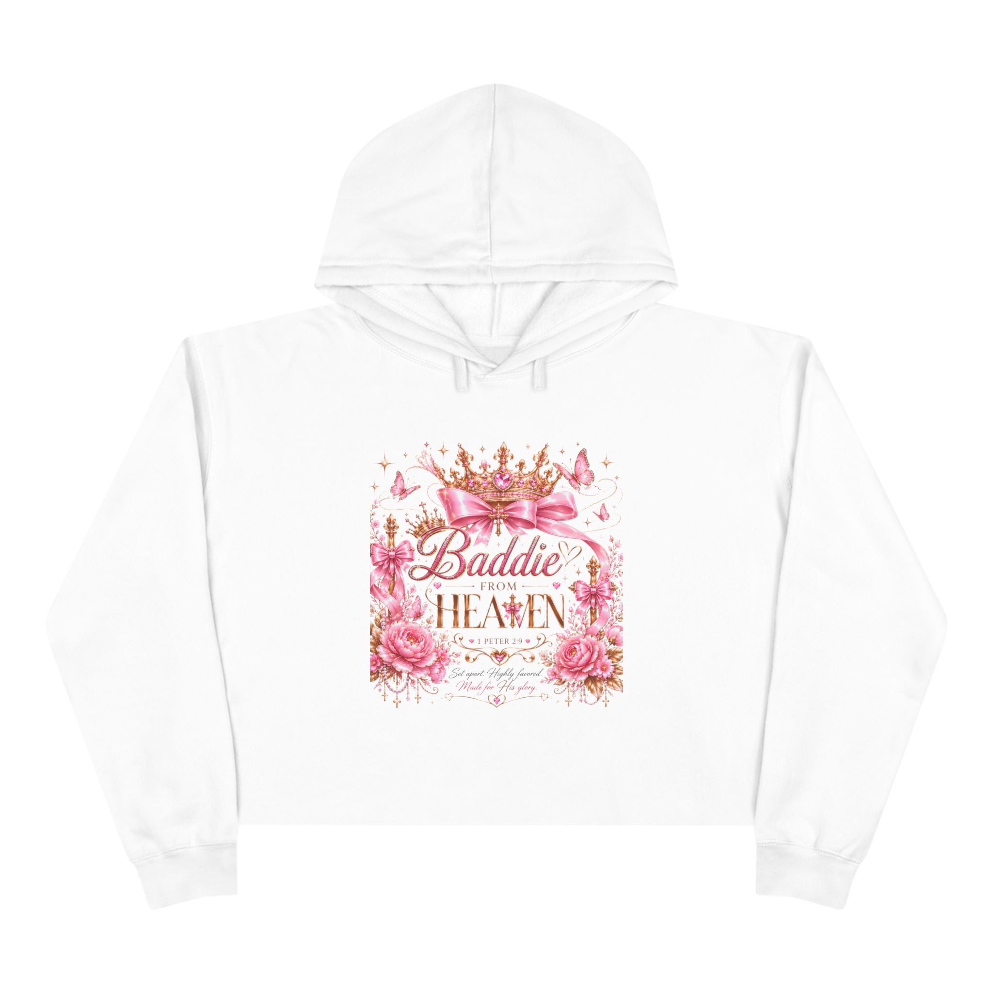 Baddie From Christ Cropped Sweatshirt