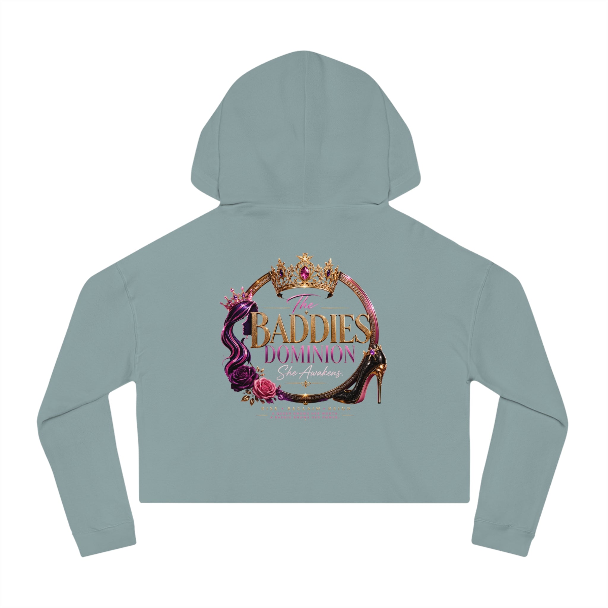 Baddie From Christ Cropped Sweatshirt