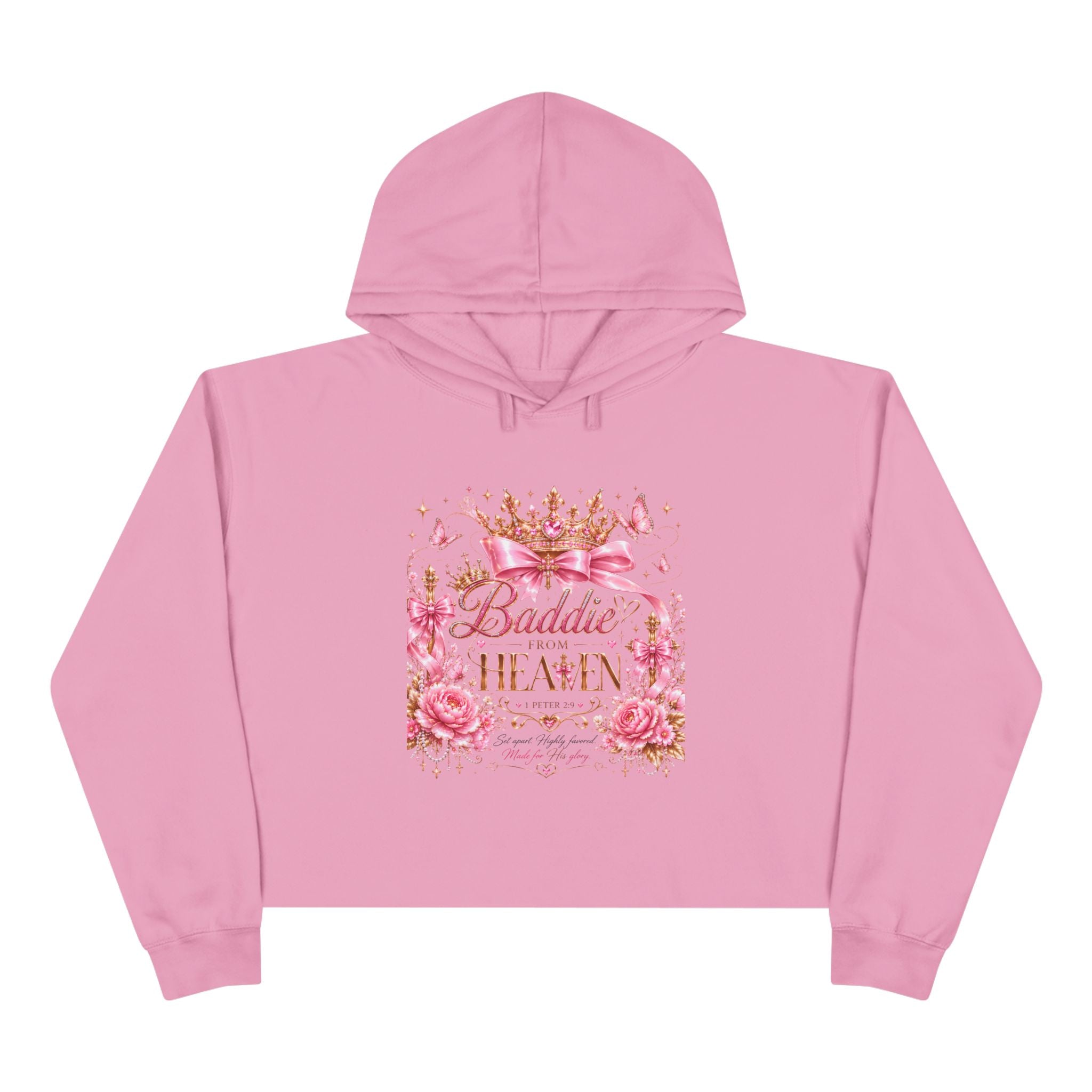 Baddie From Christ Cropped Sweatshirt