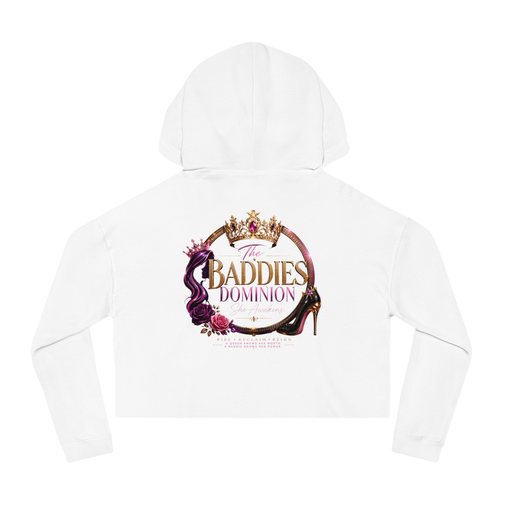 Baddie From Christ Cropped Sweatshirt