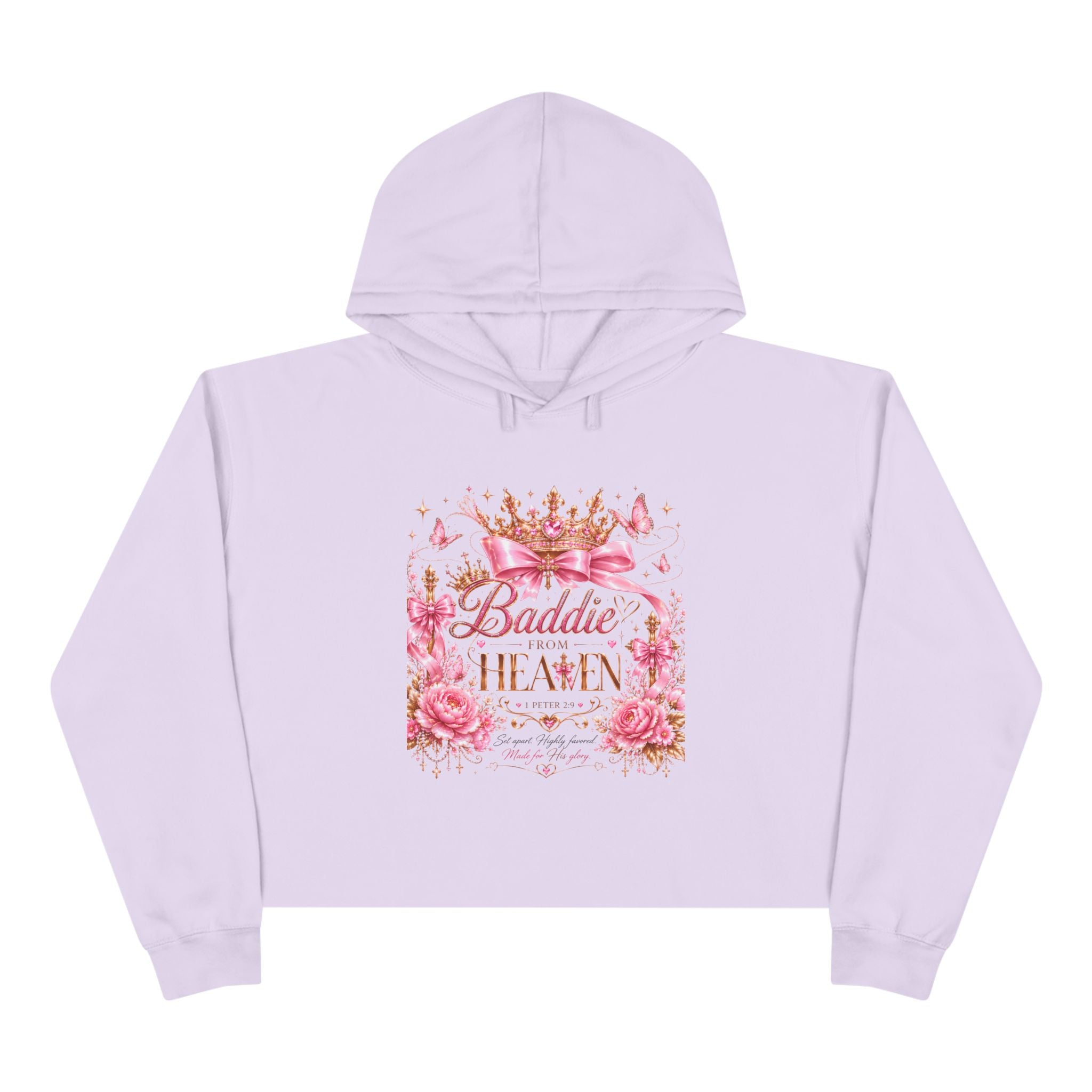 Baddie From Christ Cropped Sweatshirt