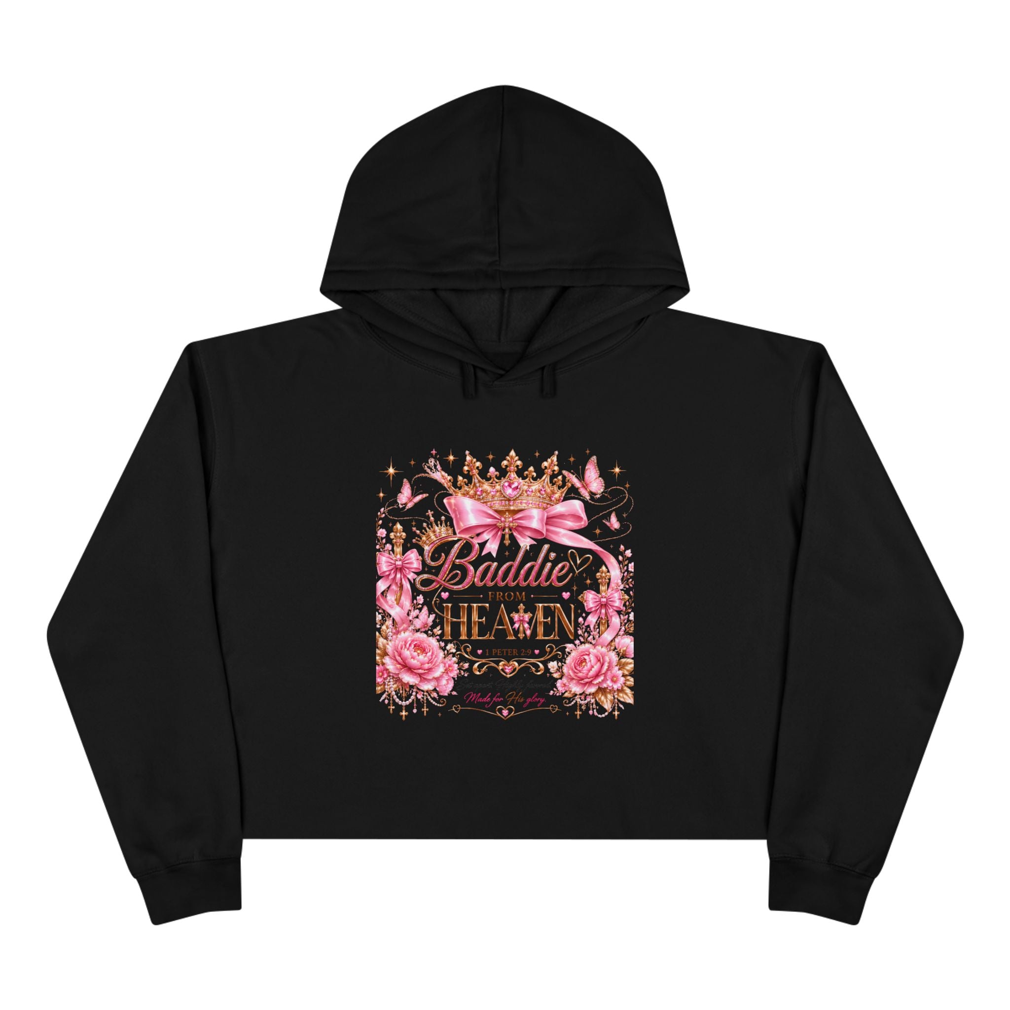 Baddie From Christ Cropped Sweatshirt