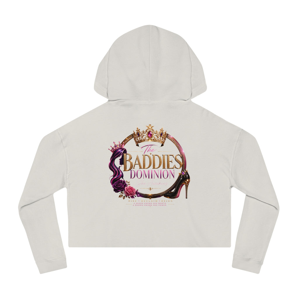 Baddie From Christ Cropped Sweatshirt