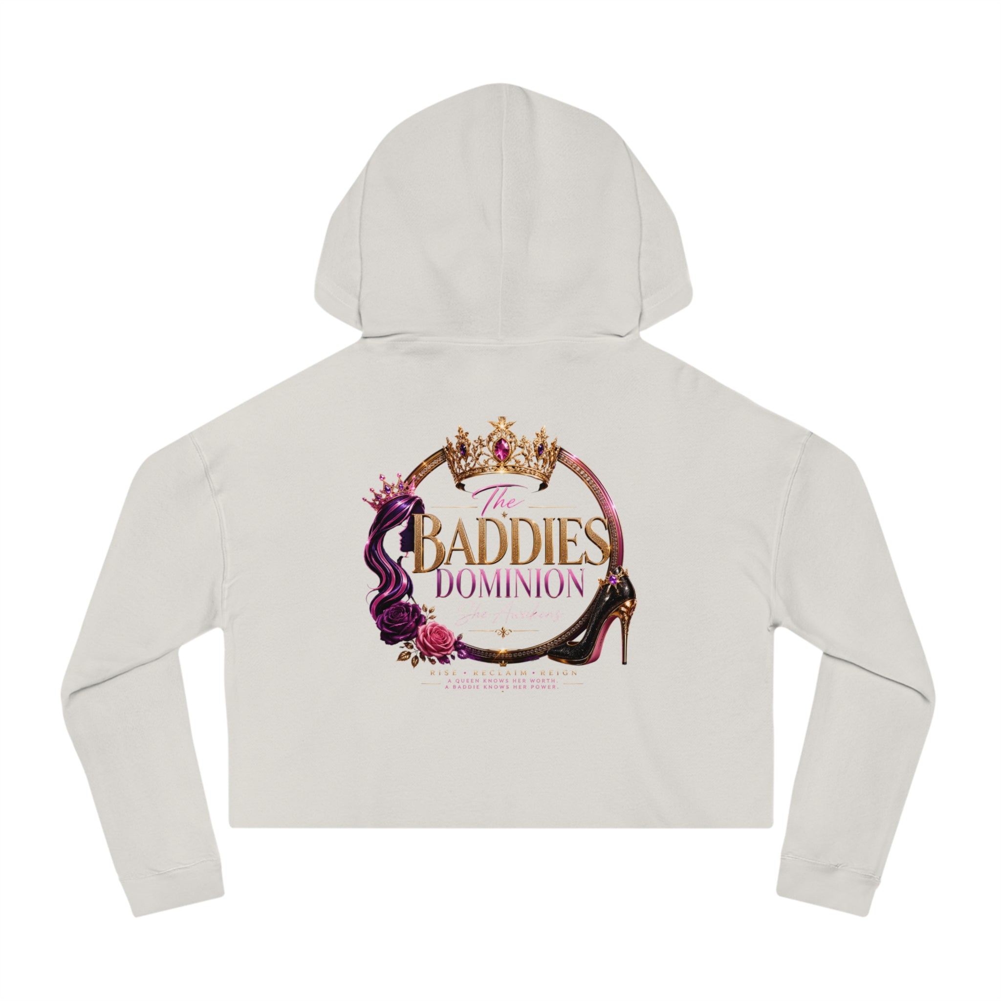 Baddie From Christ Cropped Sweatshirt
