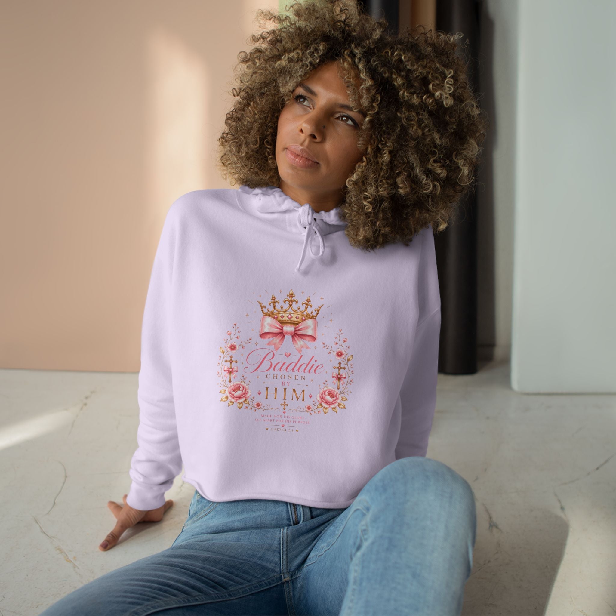 Baddie From Christ Croptop Sweashirt