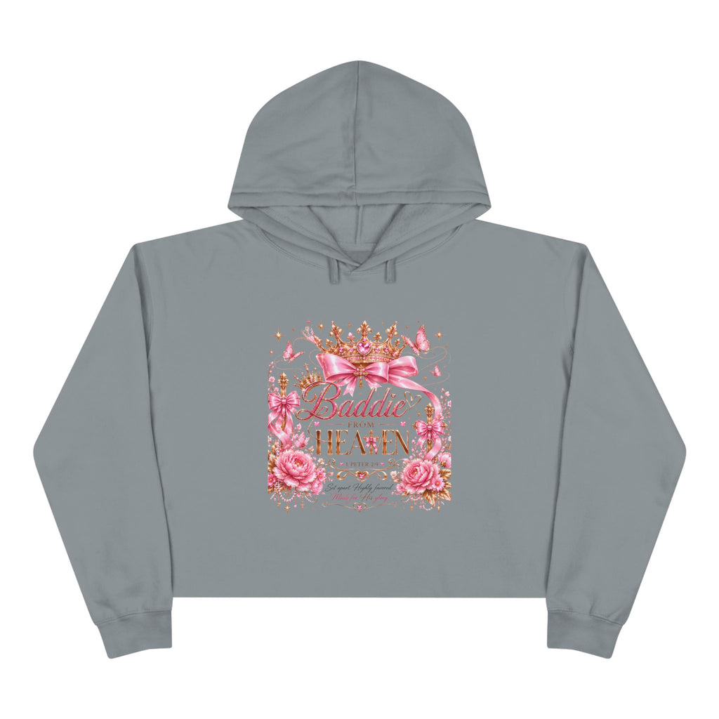 Baddie From Christ Cropped Sweatshirt