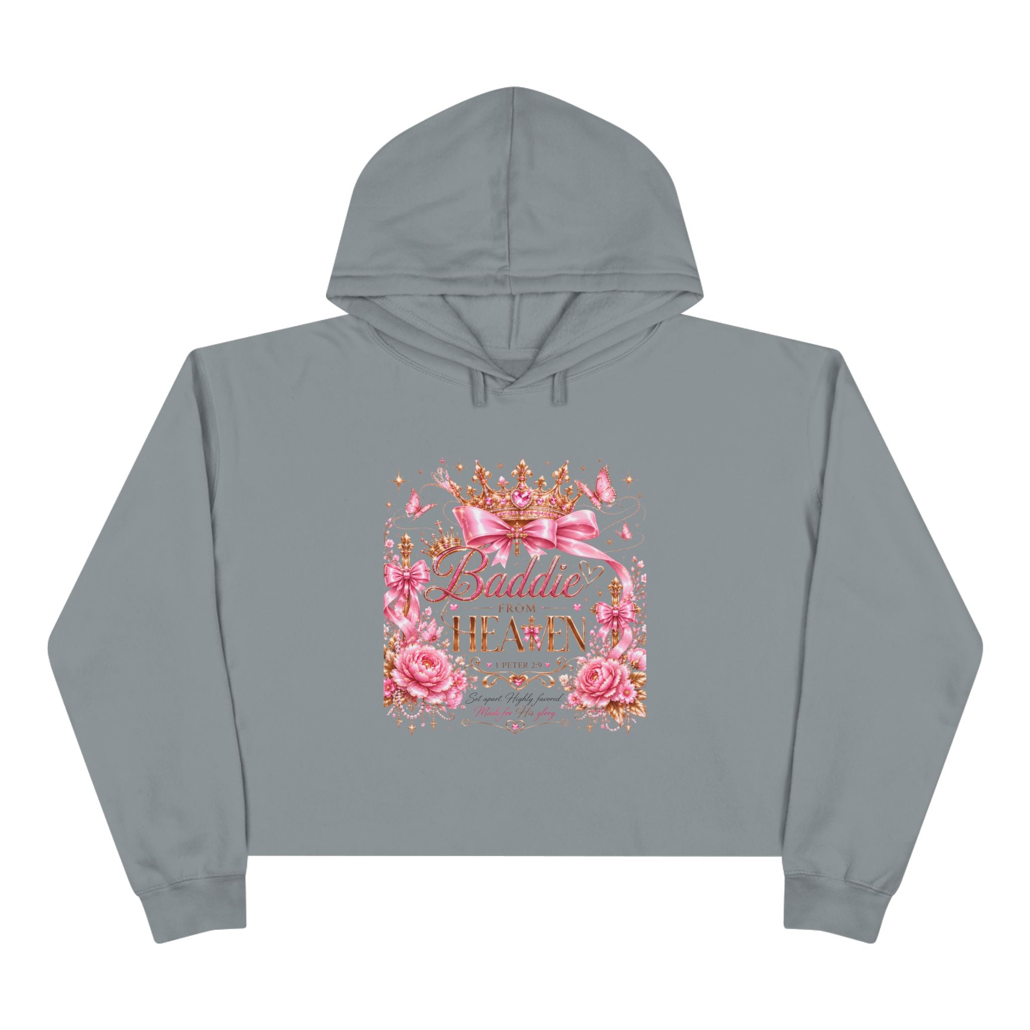 Baddie From Christ Cropped Sweatshirt
