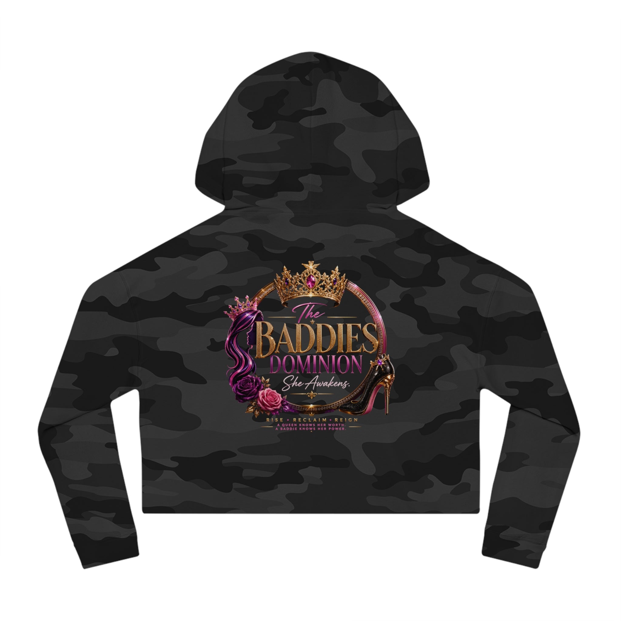 Baddie From Christ Cropped Sweatshirt