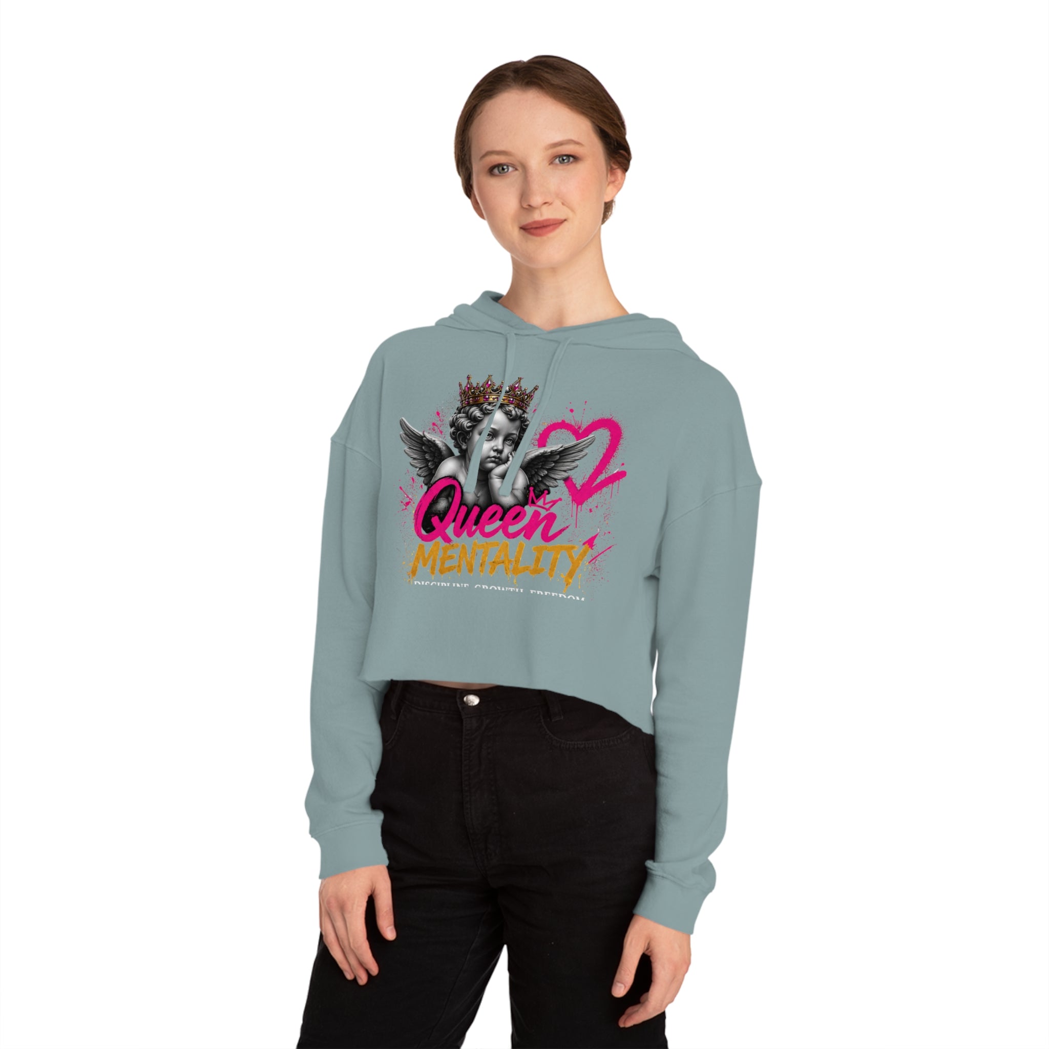Baddie From Christ Cropped Sweatshirt