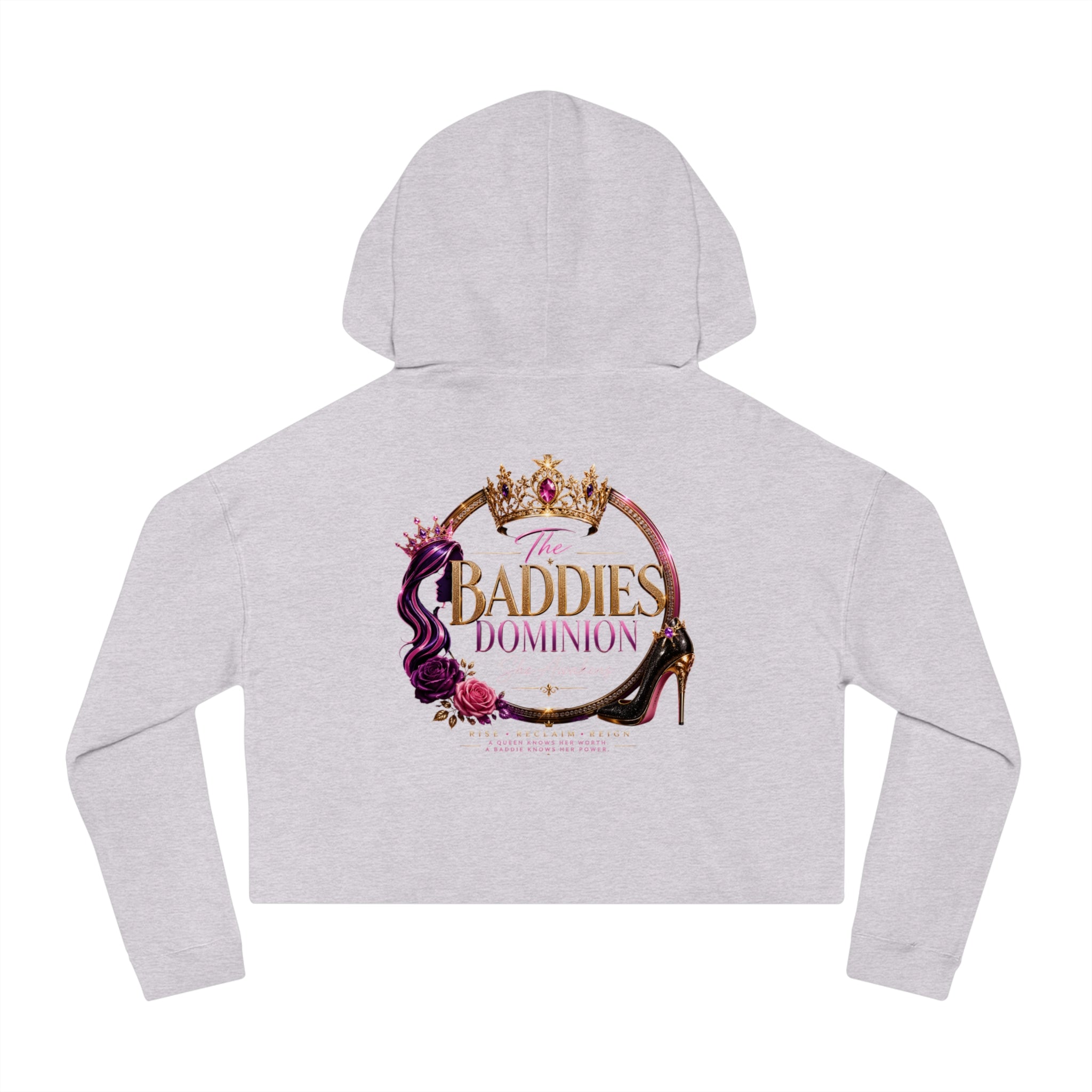 Baddie From Christ Cropped Sweatshirt